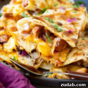 Teriyaki Chicken Quesadilla