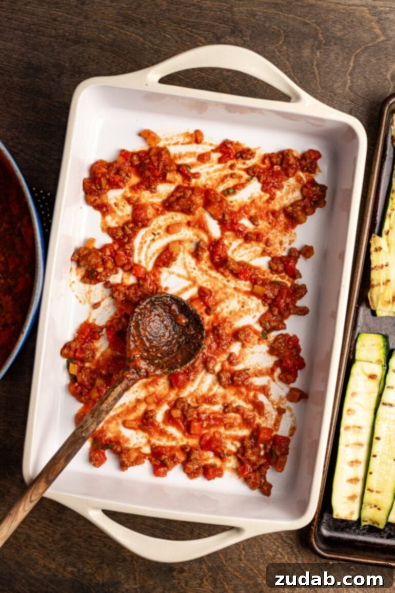 Perfect Zucchini Lasagna No Soggy Layers 9 Zucchini layers with cottage cheese.