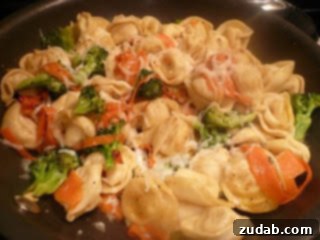 Lighter Creamy Pesto Tortellini 5 x-mas2008 036
