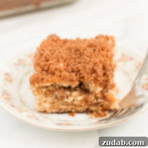 Golden Banana Streusel Cake 2 3 ingredient banana coffee cake ohsweetbasil.com