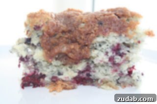 Golden Banana Streusel Cake 3 Blackberry coffee cake with a sweet streusel topping
