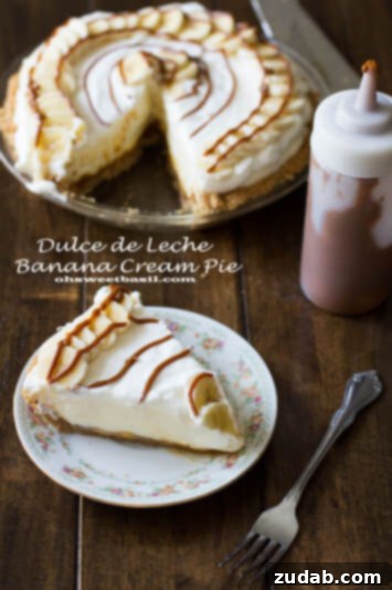 dulce de leche banana cream pie for a perfect dessert ohsweetbasil.com