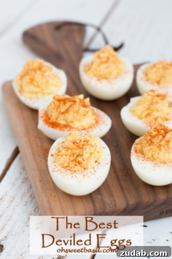 8 Recipes You'll Instantly Want to Pin 2 The best classic deviled egg recipe I've ever had. Like, ever. ohsweetbasil.com