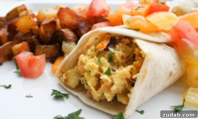 The Ultimate Breakfast Sandwich 3 Hearty Apple Sausage Breakfast Burritos: A flavorful and satisfying breakfast or brunch idea, packed with savory sausage and sweet apples