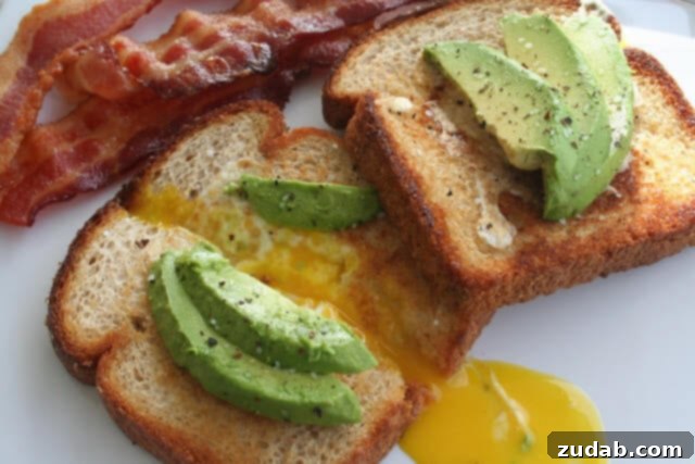 The Ultimate Breakfast Sandwich 4 Classic California Toad in a Hole: A simple yet elegant breakfast of egg cooked inside a slice of toasted bread, perfect for a cozy morning