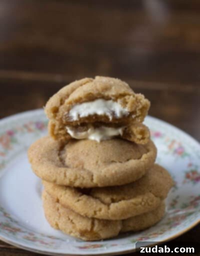 Irresistible White Chocolate Cranberry Cookies 7 Snickerdoodles were my favorite as a kid, but Then these browned butter snickerdoodles stuffed with white chocolate, BEST. COOKIE. EVER!!!!! ohsweetbasil.com-2