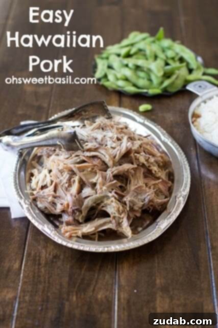 Sweet Heat Pineapple Pork 3 Delicious Hawaiian pulled pork, an easy slow cooker recipe with few ingredients and a sweet, tangy flavor profile, perfect for sandwiches or rice.