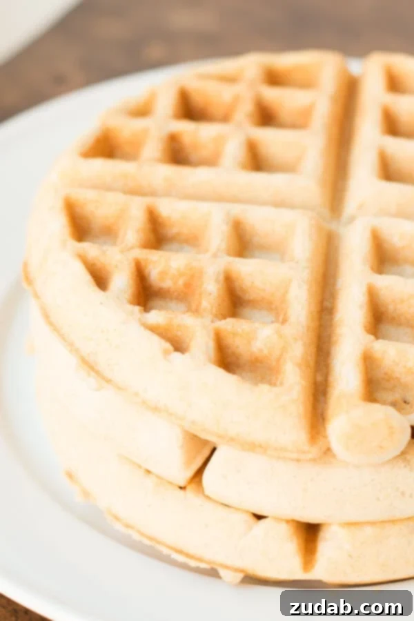 Delicious Coconut Oil Waffles Recipe Fluffy Coconut Oil Waffles: A delightful semi-homemade recipe for easy, delicious breakfast or brunch.
