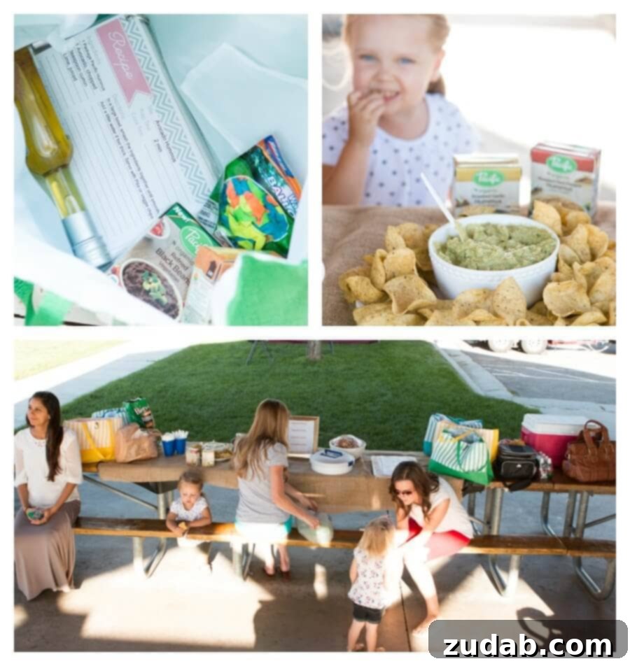 Party Planning: Creative Favors and Community Contributions Table laden with summer party favors and delicious snacks from Pacific Foods, inspiring home cooking.