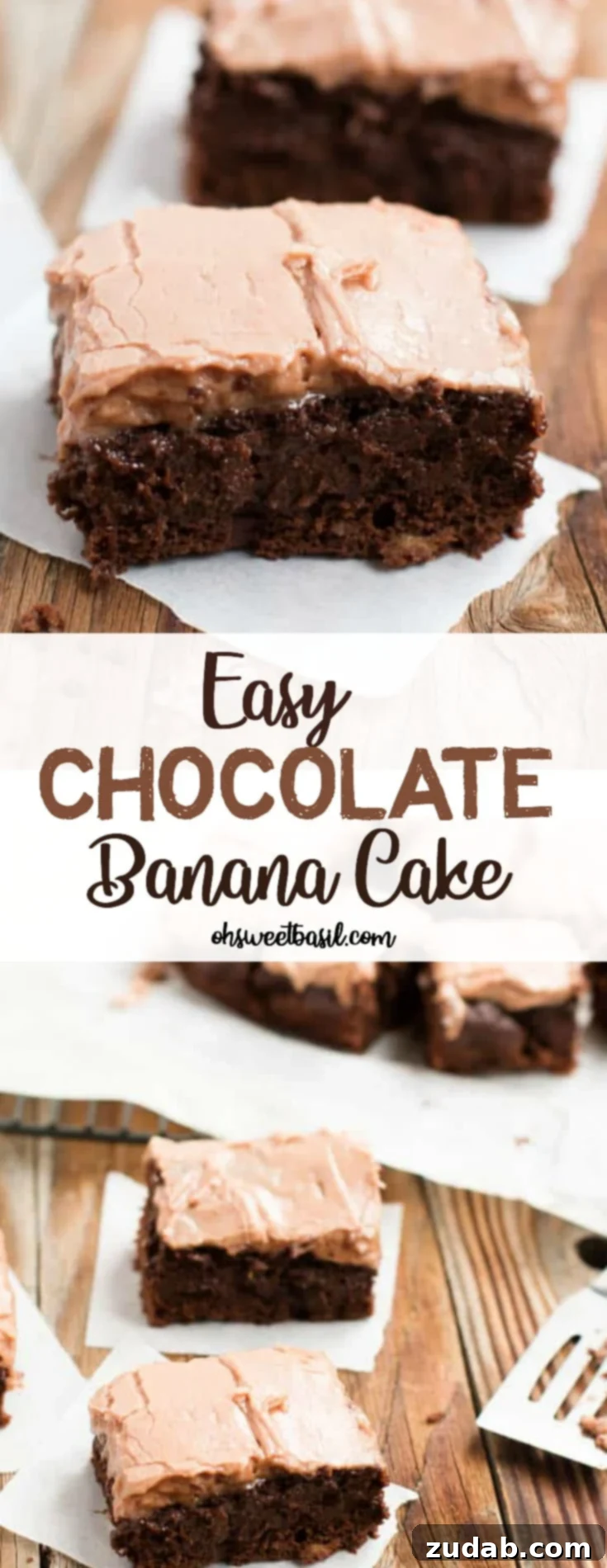 Effortless Chocolate Banana Delight 3 The best and easy chocolate banana cake with cream cheese frosting