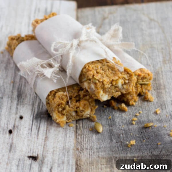 Handcrafted Strawberry Almond Granola 7 Delicious and easy homemade pumpkin spice granola bars, perfect for autumn snacking.
