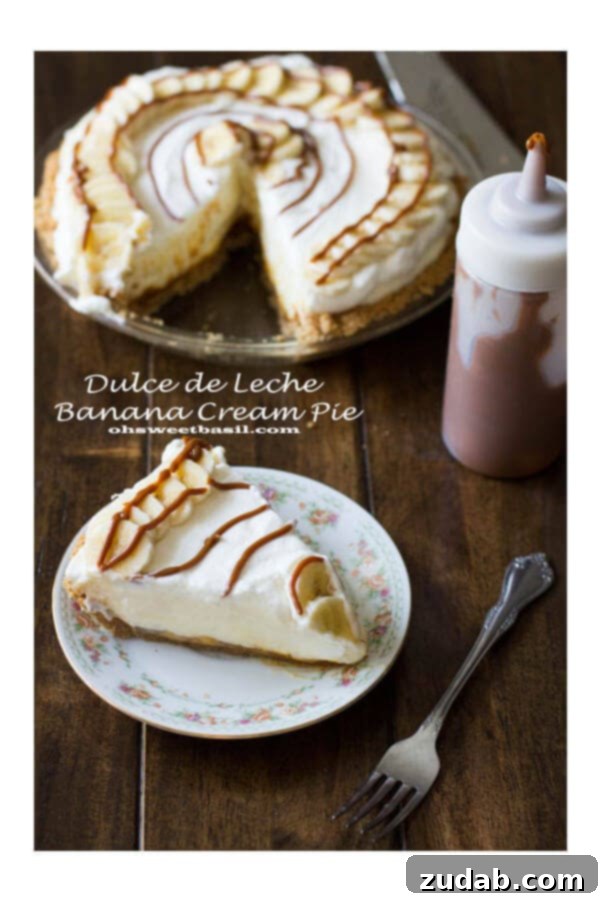 Oreo Banana Cheesecake Delight 3 Rich Dulce de Leche Banana Cream Pie, a classic dessert with a caramel twist.