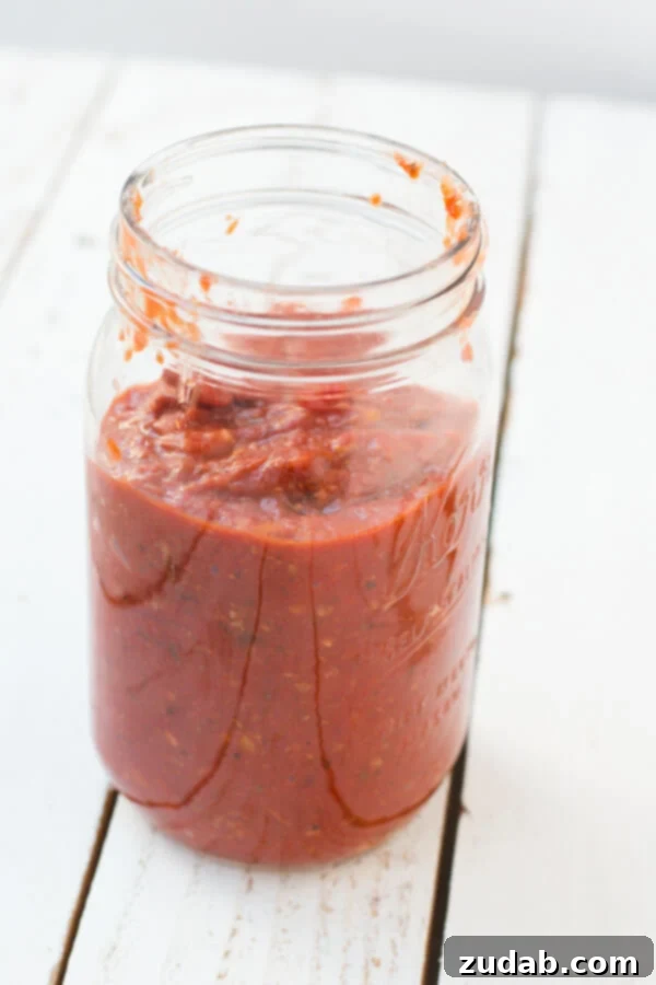 The Perfect Homemade BBQ Sauce 4 A bowl of quick and easy homemade spaghetti sauce, rich with tomatoes and herbs.