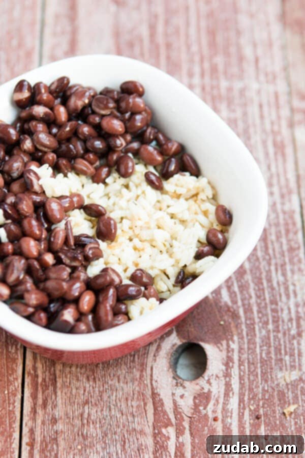 Cheesy black beans and rice ohsweetbasil.com Cheesy black beans and rice ohsweetbasil.com