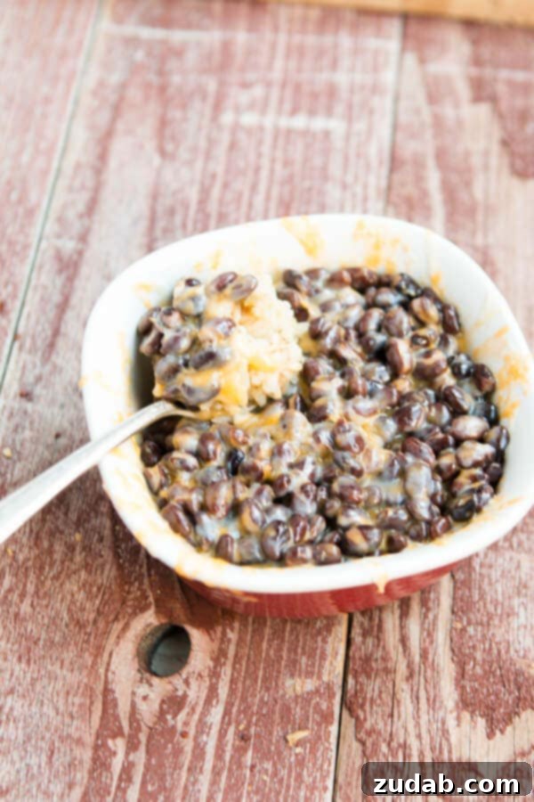 Cheesy black beans and rice ohsweetbasil.com Cheesy black beans and rice ohsweetbasil.com