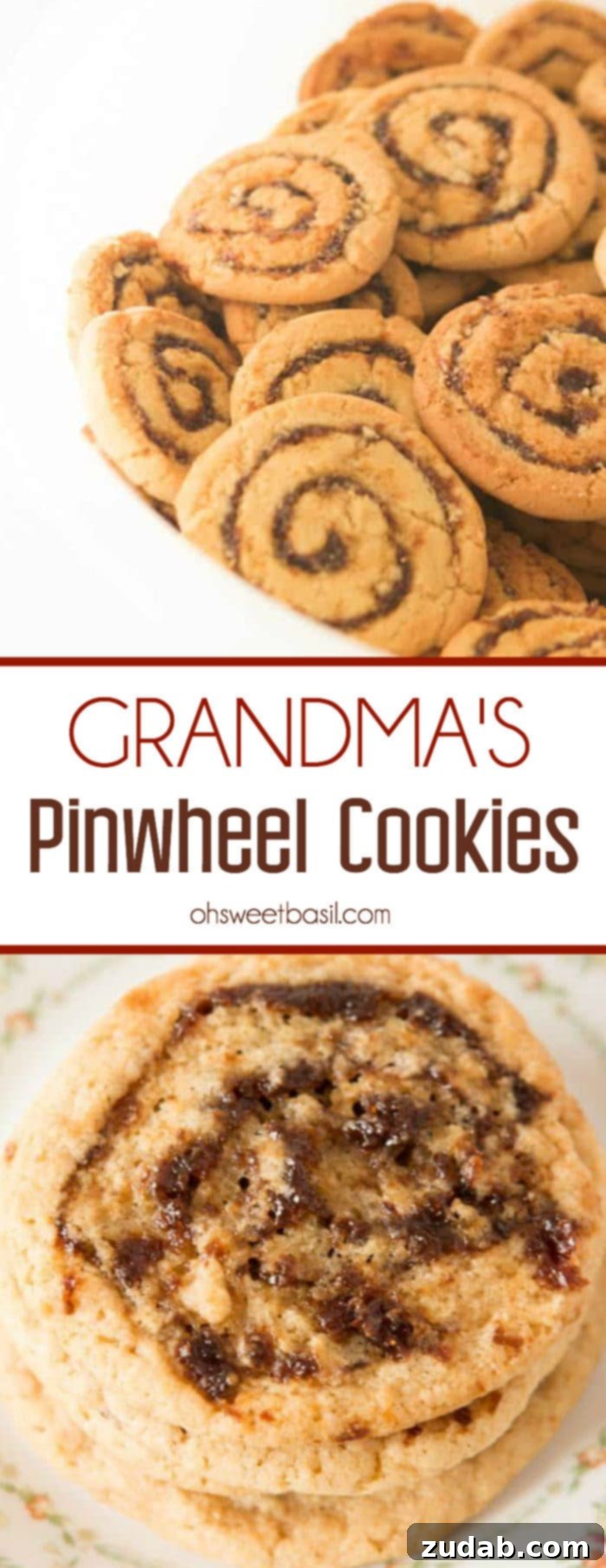 Grandma's Iconic Pinwheel Cookies 4 A large bowl filled to the brim with Grandma’s famous Pinwheel Cookies, perfectly baked and ready to share.