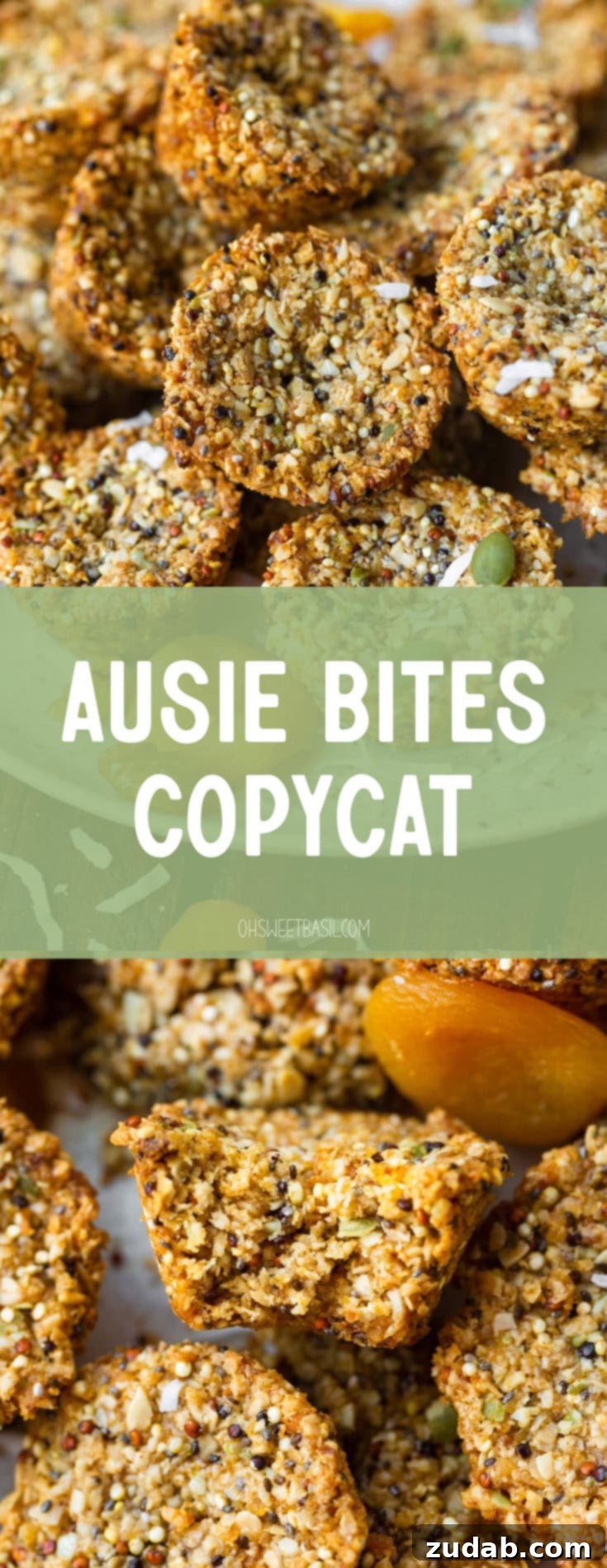 Perfect Homemade Aussie Bites 9 a photo of a pile of homemade copycat aussie bites sitting on a serving plate