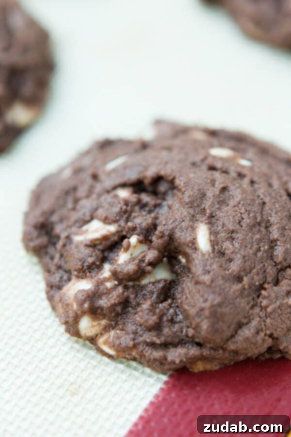 10 Recipes You Need to Pin Now 10 The softest chocolate white chocolate chip cookies! ohsweetbasil.com