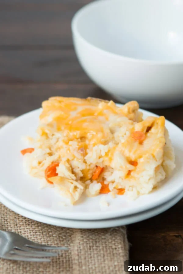 10 Recipes You Need to Pin Now 7 Quick and Easy Chicken and Rice Casserole ohsweetbasil.com