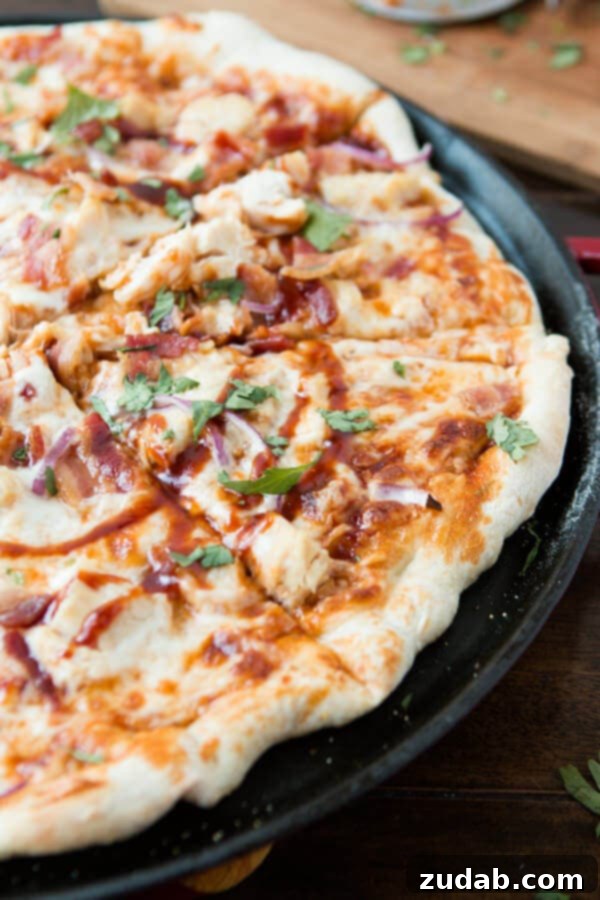 10 Recipes You Need to Pin Now 9 We love this copycat recipe!! Copycat California Pizza Kitchen BBQ Chicken Bacon Pizza ohsweetbasil.com