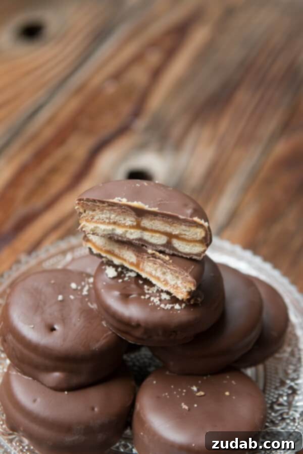 Easy 3 Ingredient Twix Ritz ohsweetbasil.com Easy 3 Ingredient Twix Ritz ohsweetbasil.com
