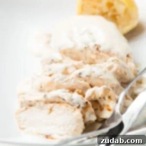 Grilled Chicken with Lemony Crème Sauce 2 Yummy grilled chicken with an easy lemon cream sauce ohsweetbasil.com