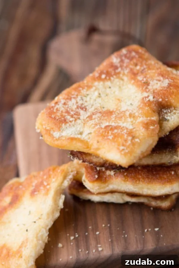 Easy Garlic Parmesan Fry Bread ohsweetbasil.com Easy Garlic Parmesan Fry Bread ohsweetbasil.com