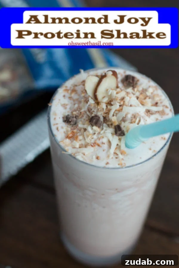 Pina Colada Power Blend 4 You can get healthy and have a toned body without giving up your favorite almond joy! Who knew a protein shake could be so awesome! #thinkfisher ohsweetbasil.com