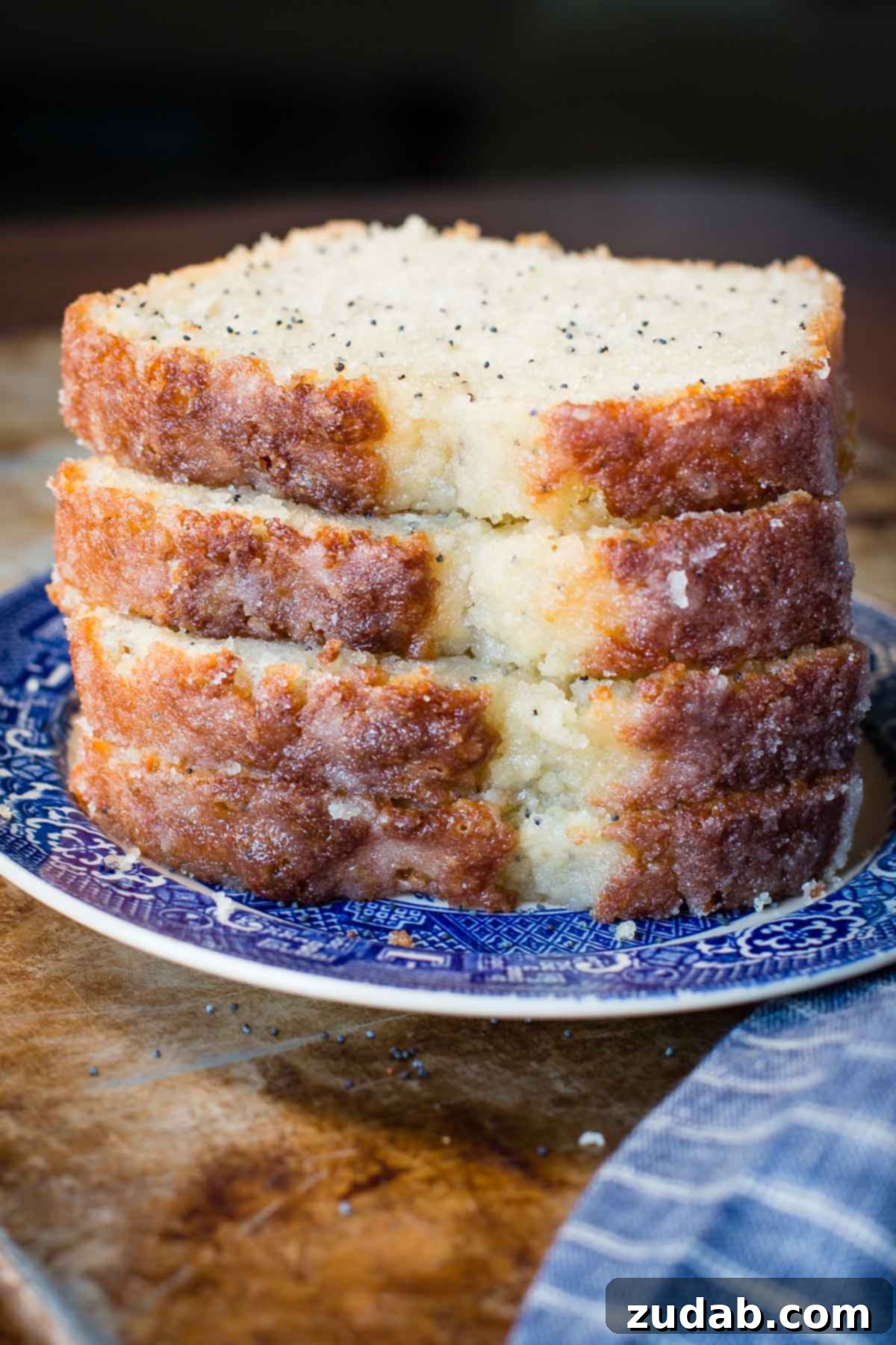 Glazed poppy seed bread is our family's go-to for a delicious quick bread recipe to give out as neighbor gifts!