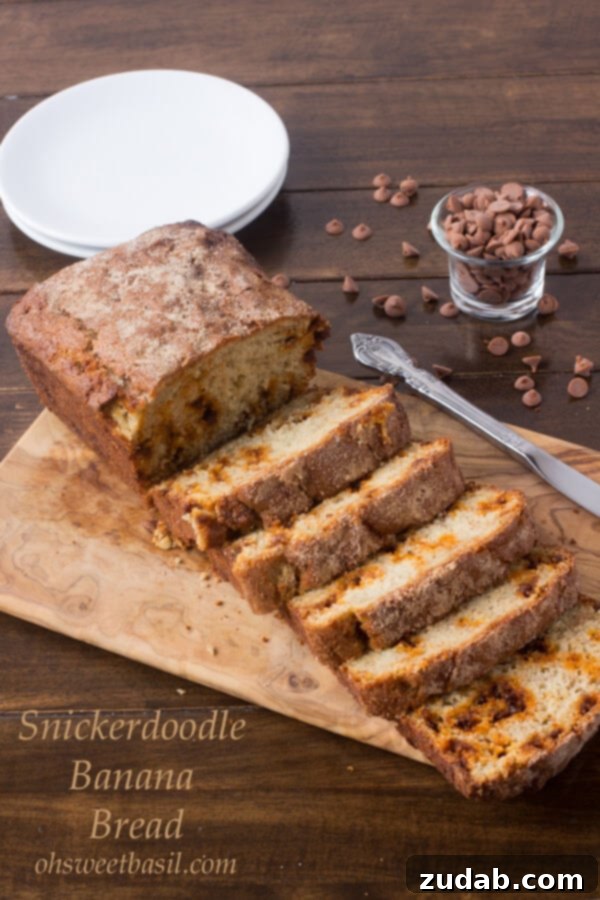 Snickerdoodle Banana Bread is about to be the new favorite in your life!