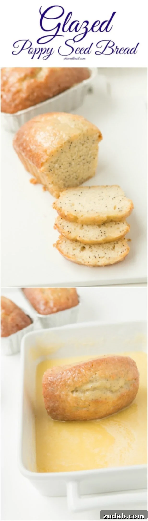 The BEST glazed poppy seed recipe