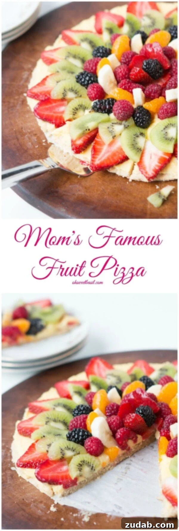 Mom's Signature Fruit Pizza 4 Easy Fruit Pizza with Sugar Cookie Crust: A Quick Alternative