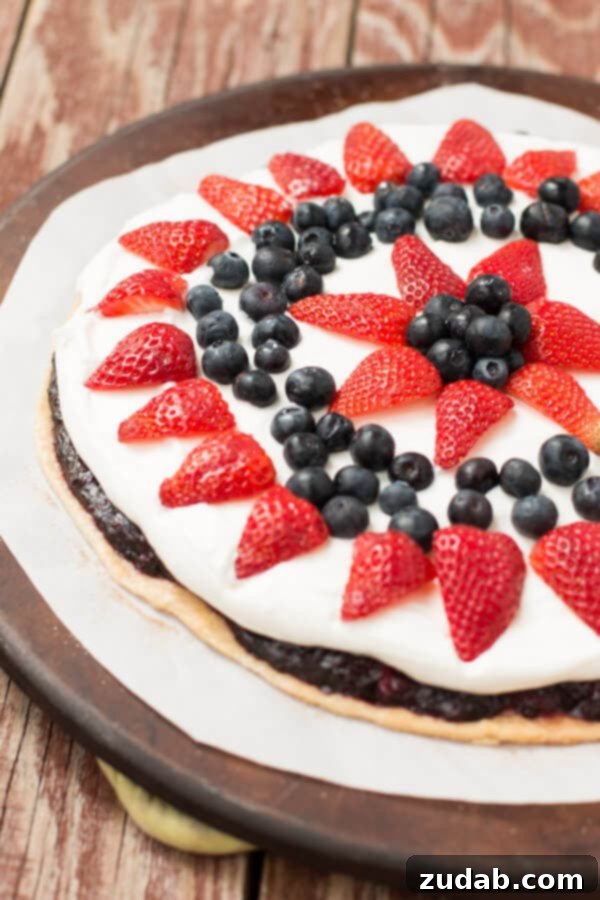 Mom's Signature Fruit Pizza 5 Berry Fruit Pizza Pie: A Delicious Dessert Hybrid