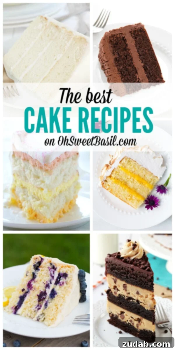 The Best Cake Recipes on Oh Sweet Basil! The Best Cake Recipes on Oh Sweet Basil! - A curated collection of delightful homemade cakes for every occasion.
