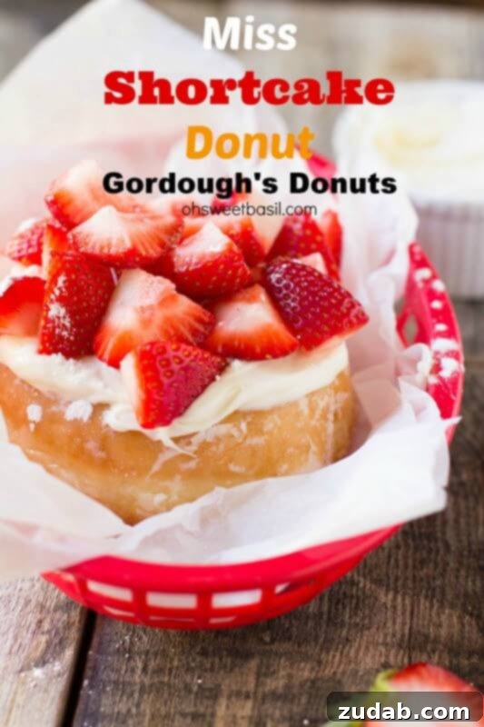 Flawless Angel Food & Strawberry Shortcake Duo 4 Strawberry Shortcake Donuts: A fun and delicious donut creation inspired by the classic dessert.