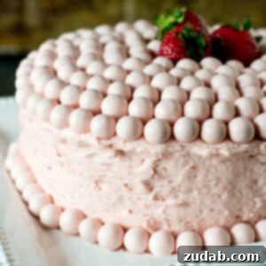 Malted Strawberry Dream Cake 2 Strawberry Malted Milkshake Cake
