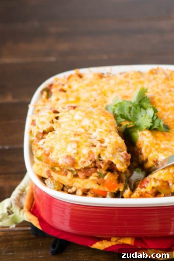 Tuscan Strawberry Delight 5 Polenta Enchilada Vegetarian Lasagna Recipe - Oh Sweet Basil