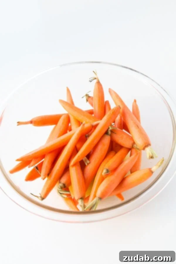 Our family's favorite side, honey roasted carrots. ohsweetbasil.com Honey roasted carrots with garlic butter: an easy and flavorful side dish for any occasion. ohsweetbasil.com
