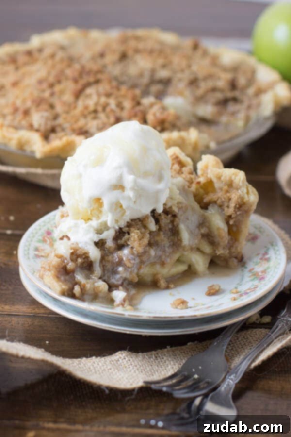 Creamy Tangy Peach Pie 6 Discover the best Dutch apple pie recipe, a Thanksgiving favorite with a rich apple filling and a delicious, buttery streusel topping. Perfect for holidays!