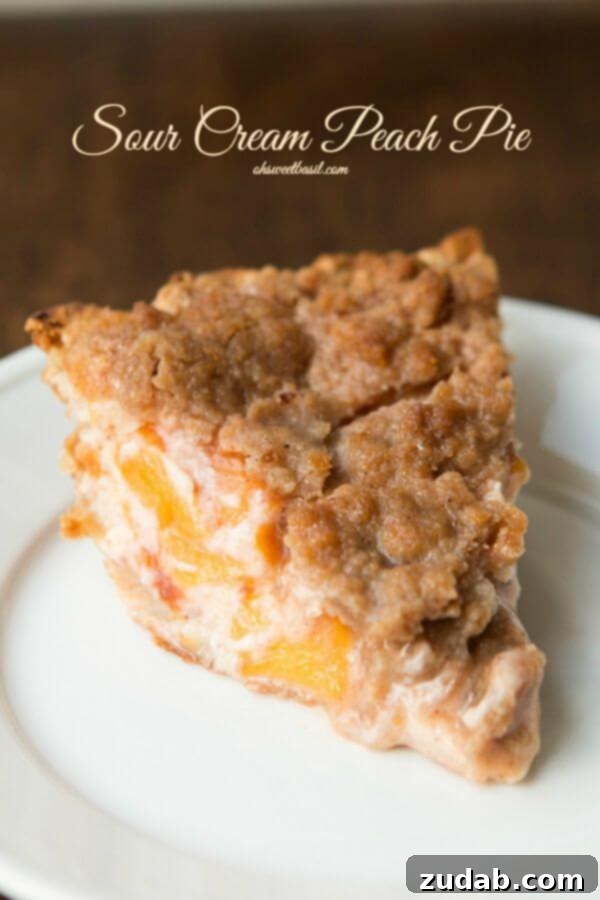 Best Sour Cream Peach Pie Recipe Indulge in the best sour cream peach pie, featuring juicy peaches and a delightful, creamy texture. A must-try dessert for any occasion!