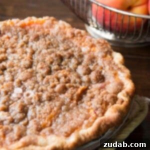 The best pie of the season, sour cream peach pie! ohsweetbasil.com