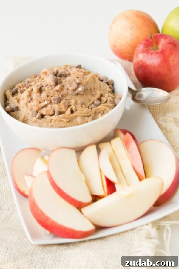 Making the Best Peanut Butter Toffee Apple Dip with Quality Ingredients
