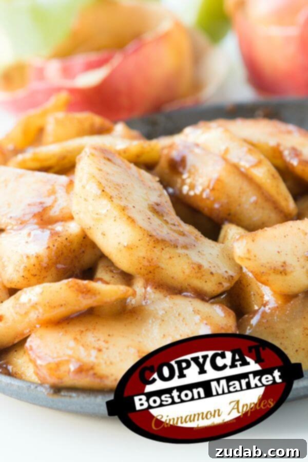 Homemade Boston Market Cinnamon Apples Recipe Delicious Copycat Boston Market Cinnamon Apples: A perfect sweet and spiced side dish or dessert