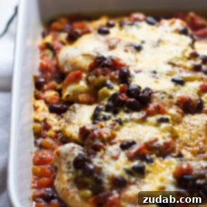 Rich Smothered Mexican Chicken 2 Smothered Mexican Chicken baked to perfection