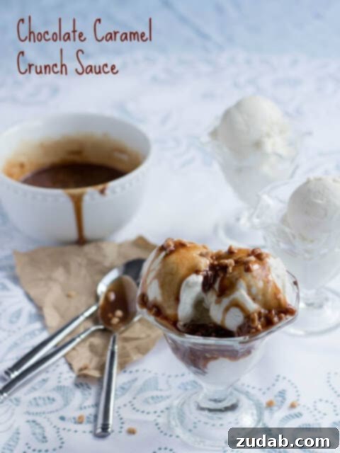 Homemade Red Mango Froyo Recipe 7 chocolate caramel crunch topping ohsweetbasil.com