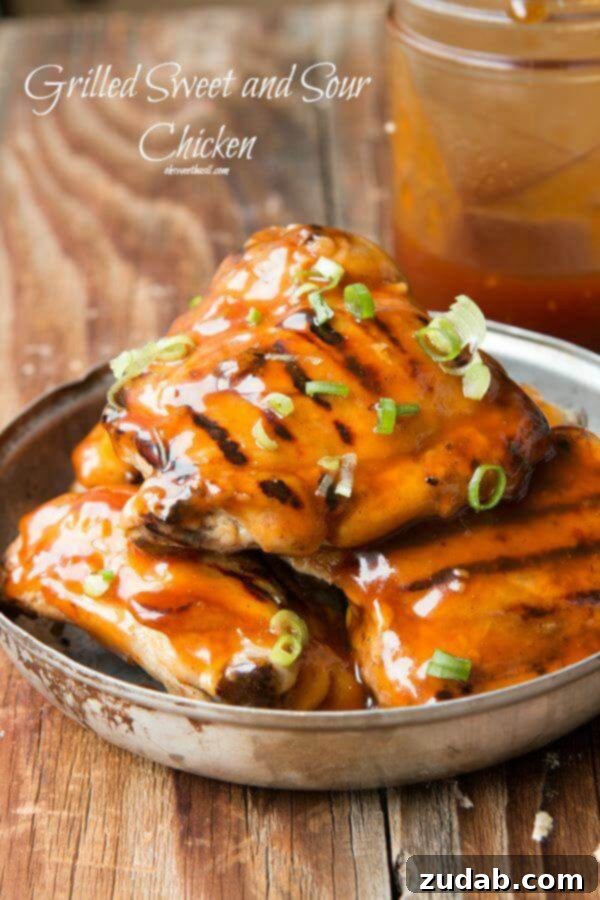 You have to try this grilled sweet and sour chicken! ohsweetbasil.com You have to try this grilled sweet and sour chicken! ohsweetbasil.com
