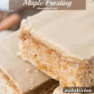Maple-Crowned Autumn Spice Cake 2 Spice Cake with Maple Frosting, and let's be honest the aroma that fills our house is amazing just like the taste. ohsweetbasil.com