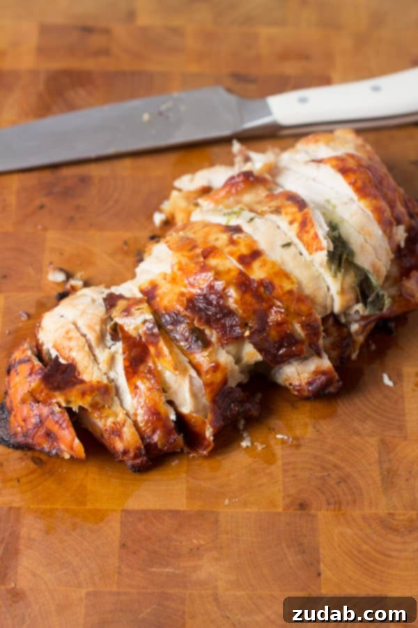 Sage Roasted Turkey Breast, juicy and delicious