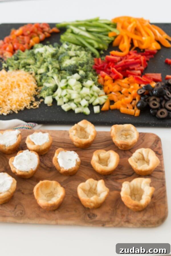 Kid-Friendly and Make-Ahead Veggie Pizza Tarts Easy Prep Veggie Pizza Tarts: A Kid-Friendly Appetizer Perfect for Make-Ahead Meals