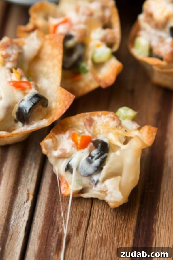 Crunchy Ranch Sausage Stars, a unique and savory appetizer in baked wontons.